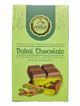 Czekolada dubajska Milat 60g