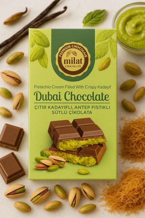Czekolada dubajska Milat 60g Czekolada dubajska Milat 60g