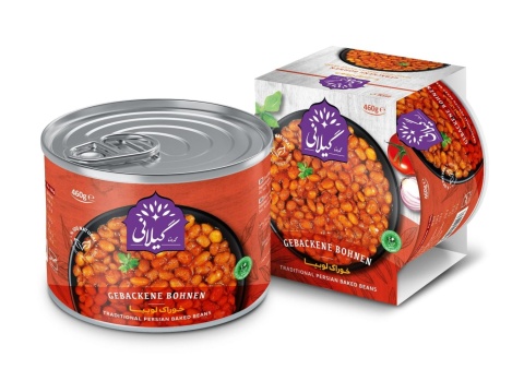 Danie z pieczoną fasolką Gilani 460g Danie z pieczoną fasolką Gilani 460g