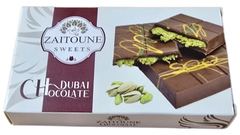 Dubajska czekolada Zaitoune Sweets 200g Dubajska czekolada Zaitoune Sweets 200g