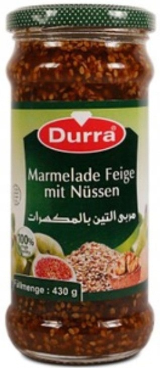 Dżem figowy z orzechami Durra 430g
