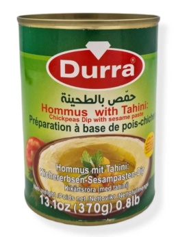 Hummus z cieciorki z pastą sezamową Durra 370g