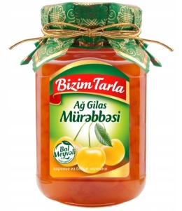 Konfitura z Białej Czereśni Bizim Tarla 400g