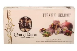 Lokum granat i pistacje Oruç Dede 400g