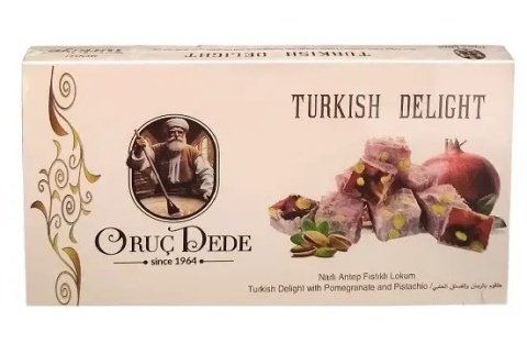 Lokum granat i pistacje Oruç Dede 400g