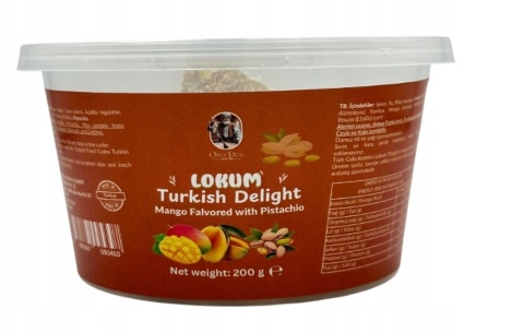 Lokum mango z pistacją Oruç Dede 200g Lokum mango z pistacją Oruç Dede 200g