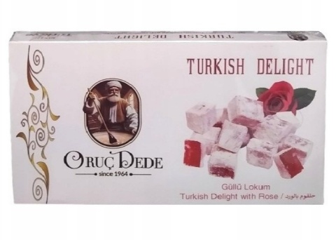 Lokum o smaku różanym Oruç Dede 400g Lokum o smaku różanym Oruç Dede 400g