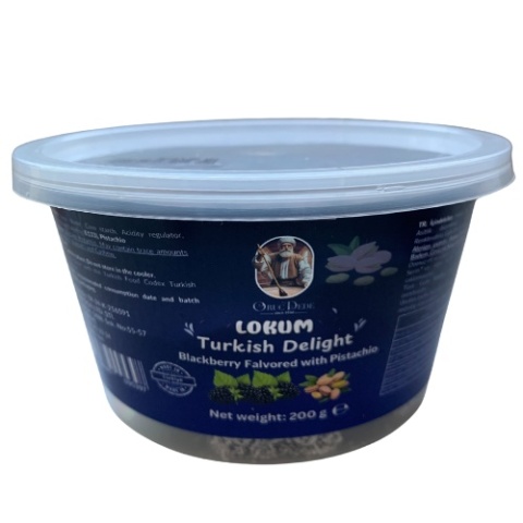 Lokum owoce leśne z pistacją Oruç Dede 200g Lokum owoce leśne z pistacją Oruç Dede 200g