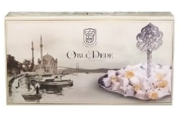 Lokum z orzechami laskowymi i pistacjami Oruç Dede 400g