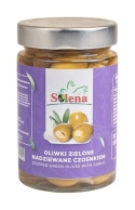 Oliwki zielone nadziewane czosnkiem Solena 480g