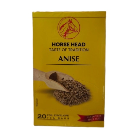 Czarna herbata z anyżem Horse Head 20 torebek Czarna herbata z anyżem Horse Head 20 torebek