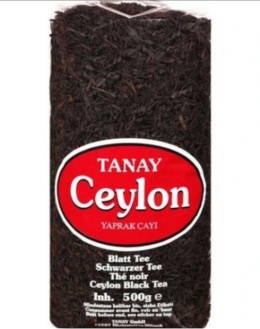 Czarna herbata liściasta Tanay Ceylon Yaprak Cay 500g