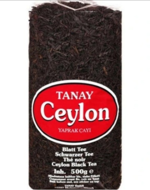 Czarna herbata liściasta Tanay Ceylon Yaprak Cay 500g Czarna herbata liściasta Tanay Ceylon Yaprak Cay 500g