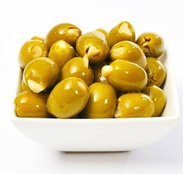 Oliwki zielone nadziewane czosnkiem Solena 480g
