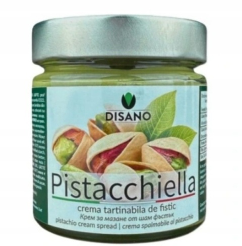 Krem pistacjowy Crema Pistacchiella 20% Disano 190g Krem pistacjowy Crema Pistacchiella 20% Disano 190g